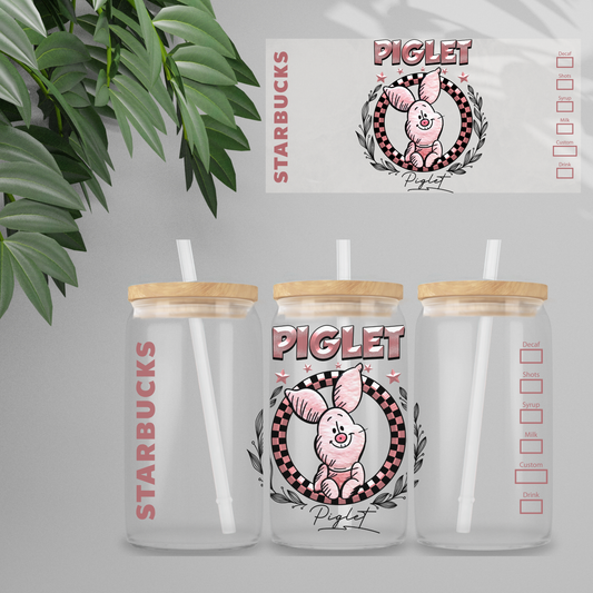 Double Sided UV DTF Wrap 16oz Tumbler Transfer (24cm x 11cm) Design 83