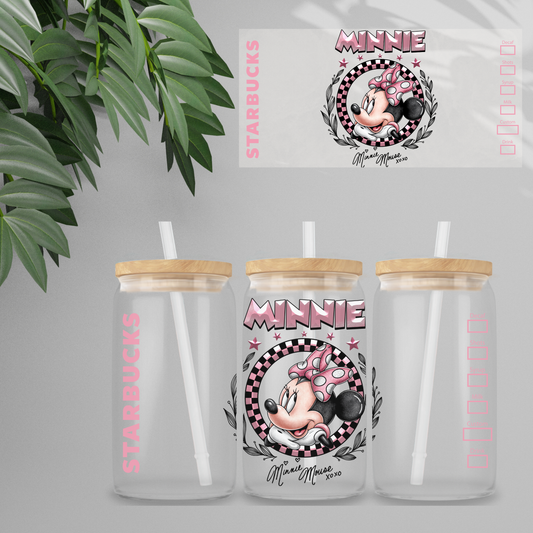 Double Sided UV DTF Wrap 16oz Tumbler Transfer (24cm x 11cm) Design 79