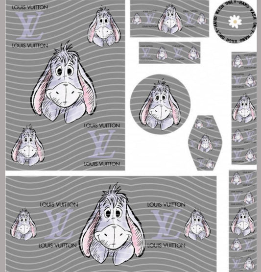 Premium 8-in-1 UVDTF Wraps | Multi Design Transfer Pack | Ready to Apply | Design 19