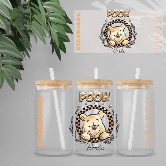 Double Sided UV DTF Wrap 16oz Tumbler Transfer (24cm x 11cm) Design 72