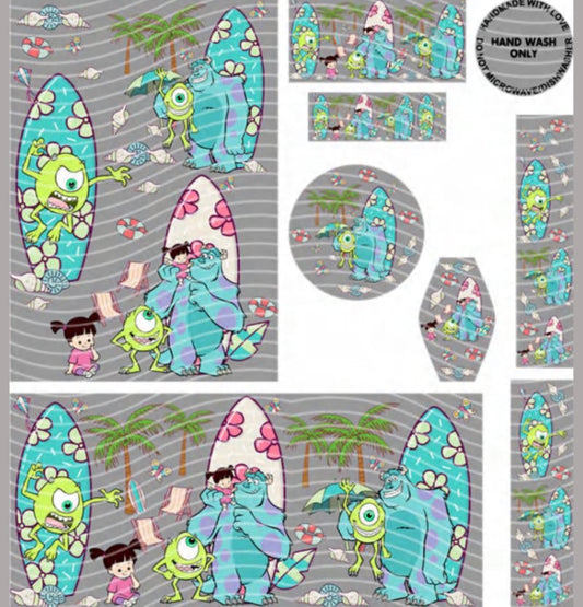 Premium 8-in-1 UVDTF Wraps | Multi Design Transfer Pack | Ready to Apply | Design 13