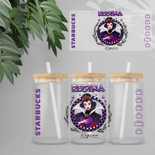 Double Sided UV DTF Wrap 16oz Tumbler Transfer (24cm x 11cm) Design 67