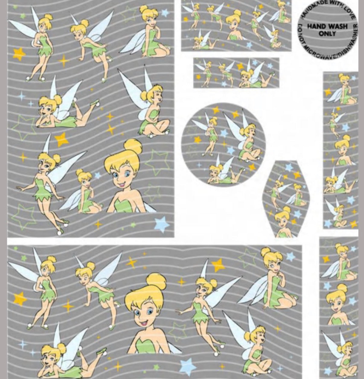 Premium 8-in-1 UVDTF Wraps | Multi Design Transfer Pack | Ready to Apply | Design 6