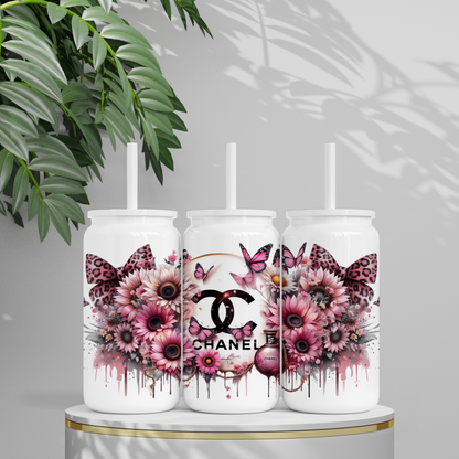 16oz Stainless Steel Tumbler | Insulated Drinkware | Designer #1