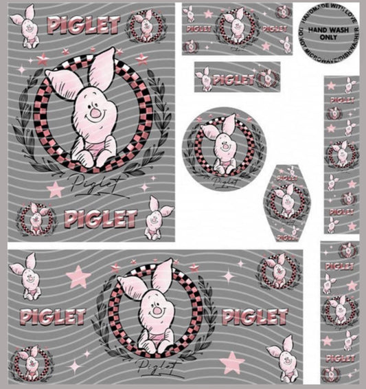 Premium 8-in-1 UVDTF Wraps | Multi Design Transfer Pack | Ready to Apply | Design 35