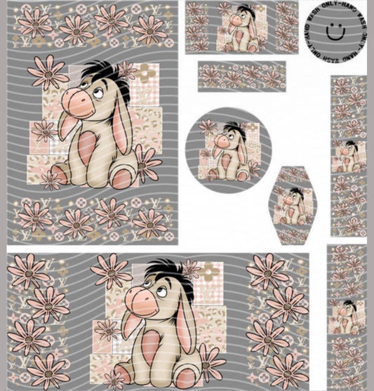 Premium 8-in-1 UVDTF Wraps | Multi Design Transfer Pack | Ready to Apply | Design 24