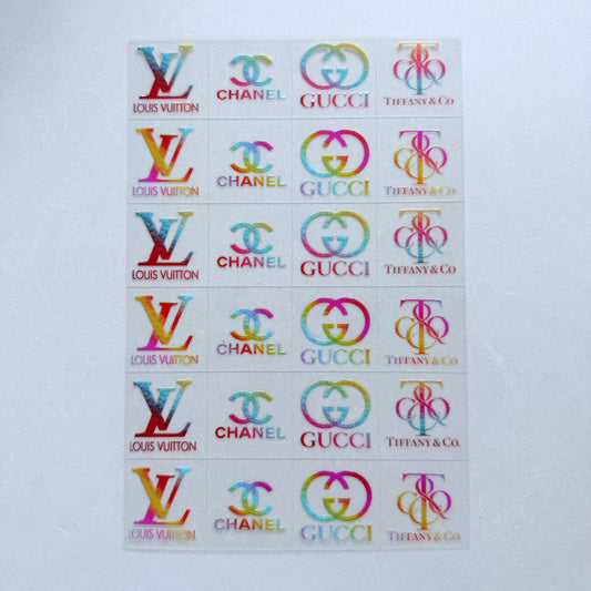 Premium A5 Kiss Cut UVDTF Wraps | A5 Transfer Sheet | Ready to Apply | Designer 8