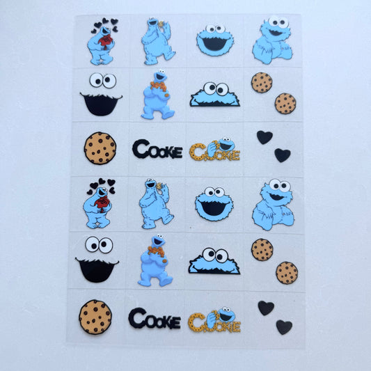 Premium A5 Kiss Cut UVDTF Wraps | A5 Transfer Sheet | Ready to Apply | Character 1