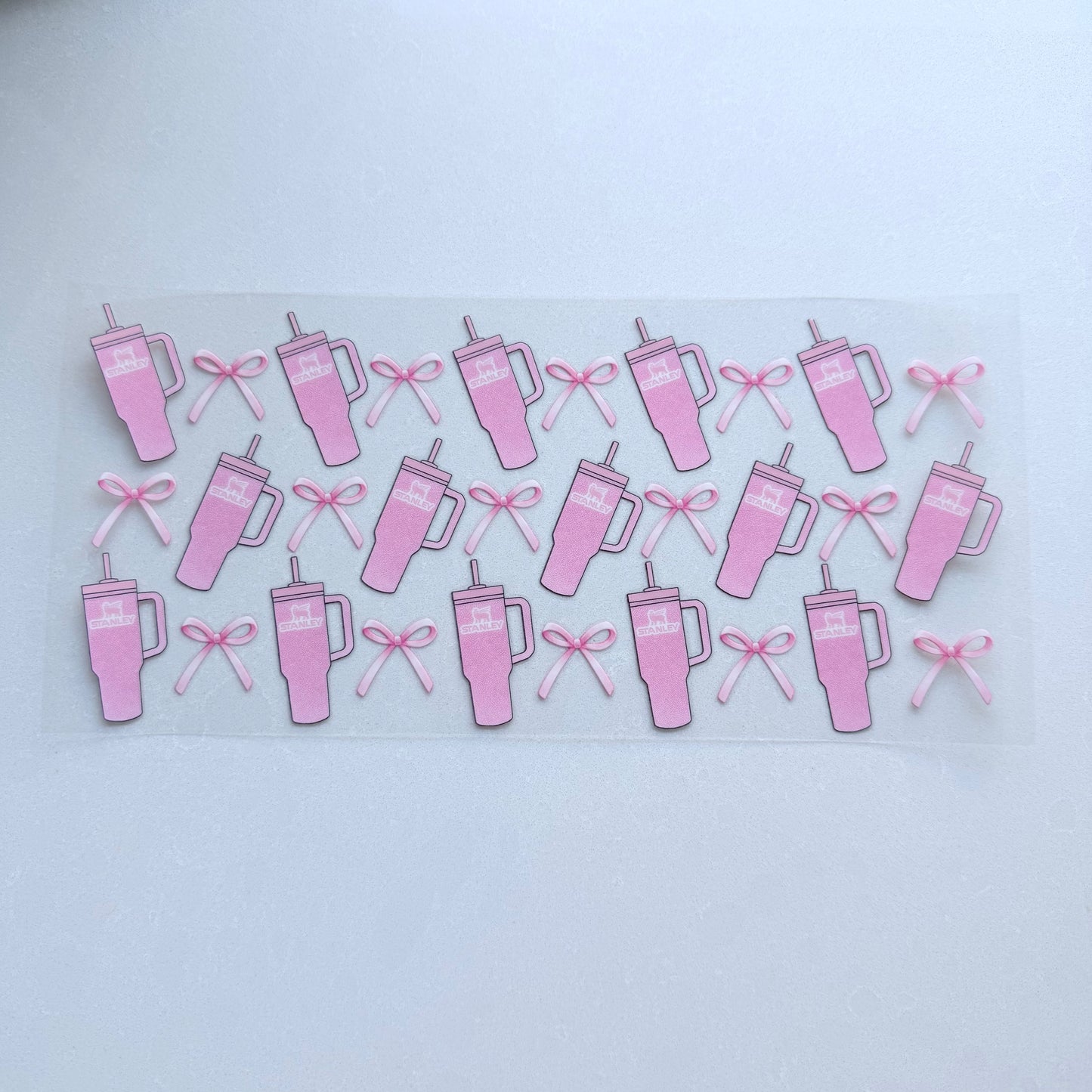 Double Sided UVDTF Wrap | 16oz Tumbler Transfer | 24cm x 11cm | Cutesy 7