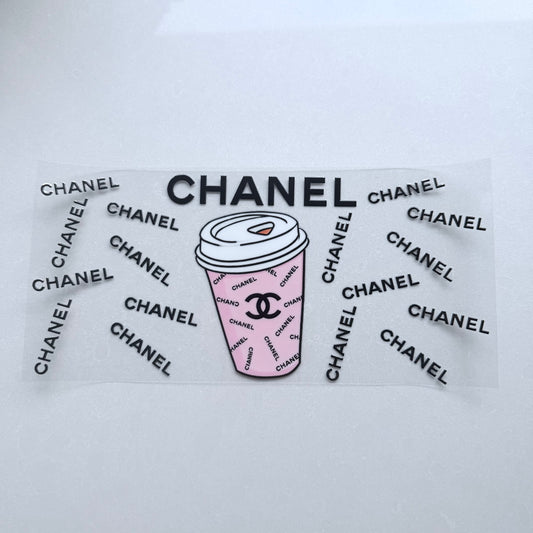 Double Sided UVDTF Wrap | 16oz Tumbler Transfer | 24cm x 11cm | Designer | 39