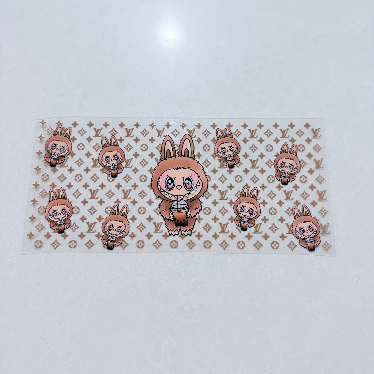 Double Sided UVDTF Wrap | 16oz Tumbler Transfer | 24cm x 11cm | Designer 17