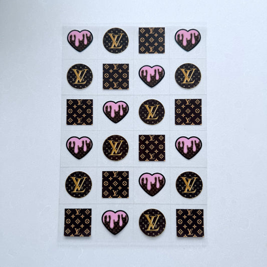 Premium A5 Kiss Cut UVDTF Wraps | A5 Transfer Sheet | Ready to Apply | Designer 35