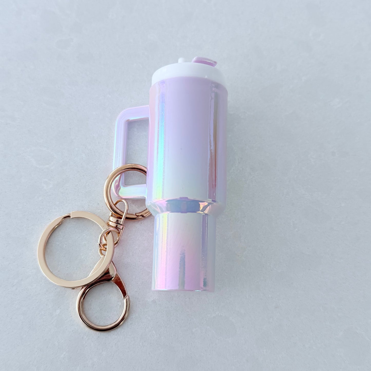 Mini Holographic Keychain Tumbler Blanks – Perfect for UV DTF Wraps & Custom Crafting