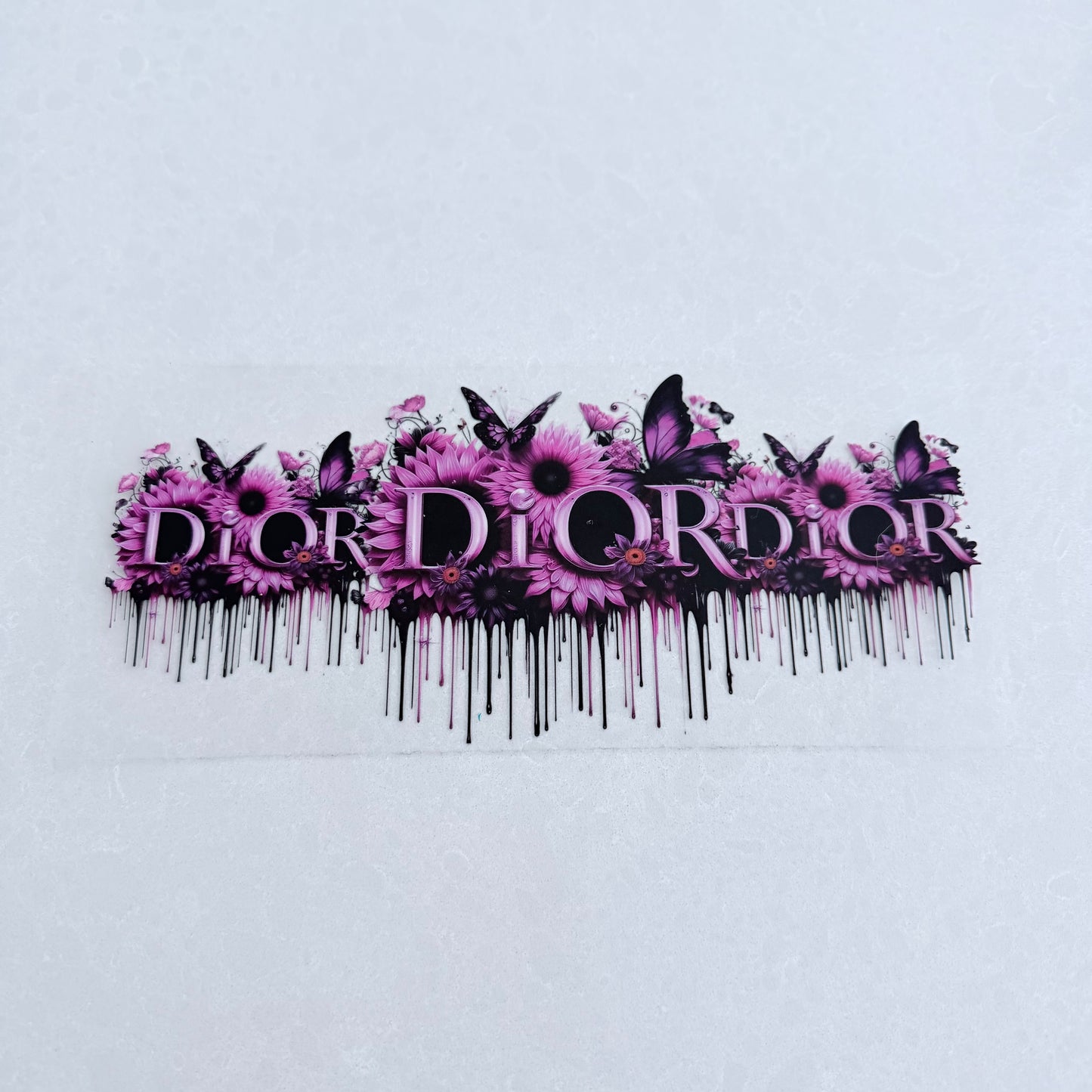 Double Sided UVDTF Wrap | 16oz Tumbler Transfer | 24cm x 11cm | Designer 44