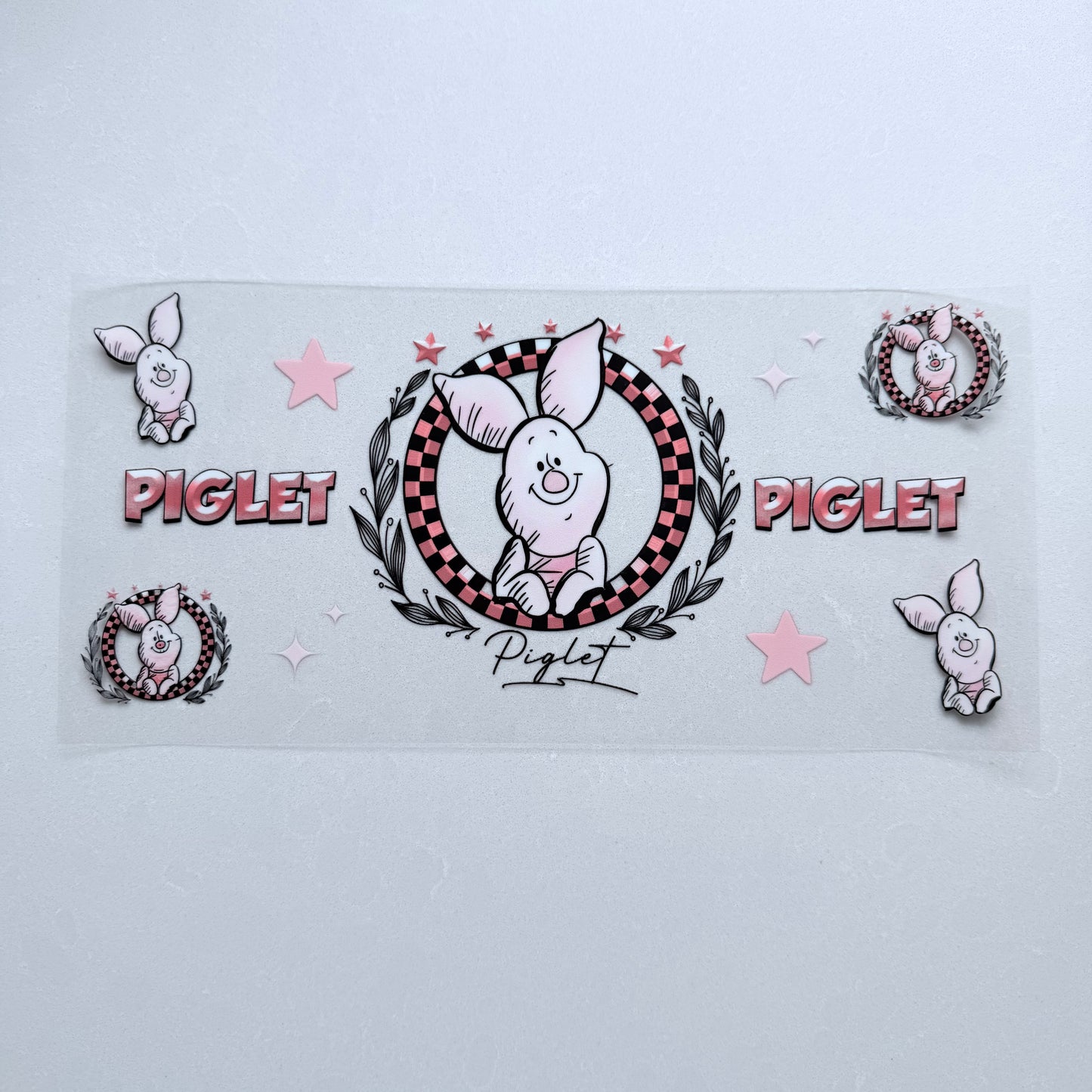 Double Sided UVDTF Wrap | 16oz Tumbler Transfer | 24cm x 11cm | Honey Bear & Friends | 63