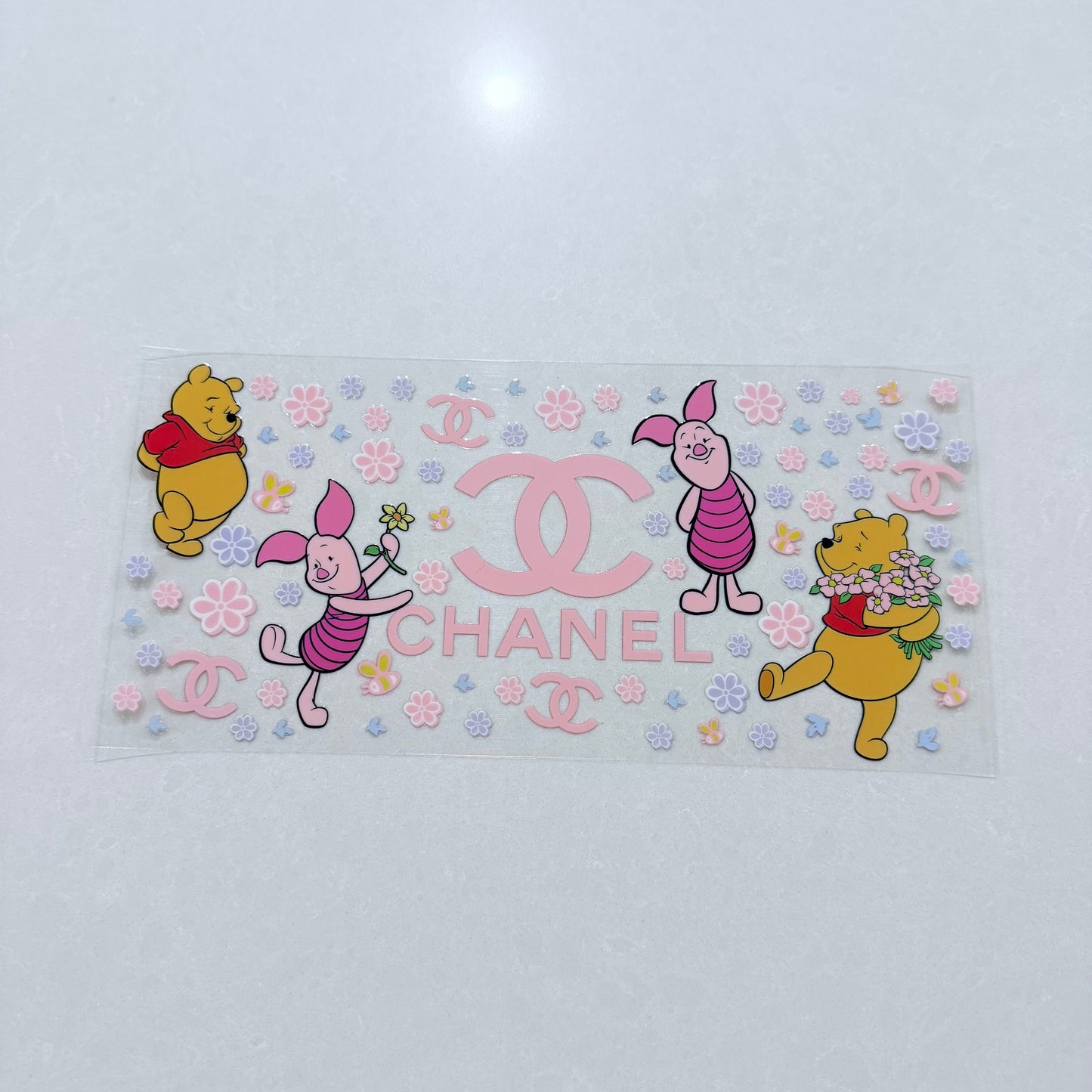 Double Sided UVDTF Wrap | 16oz Tumbler Transfer | 24cm x 11cm | Designer 27