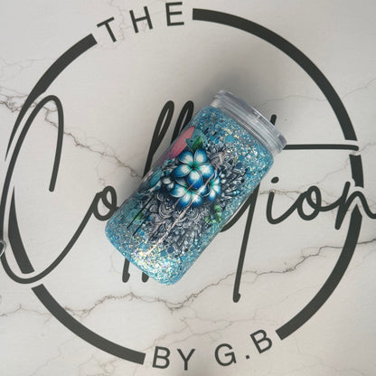 16oz Acrylic Snow Globe Tumbler | Blue Alien