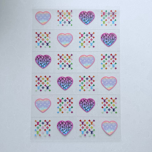 Premium A5 Kiss Cut UVDTF Wraps | A5 Transfer Sheet | Ready to Apply | Designer 37