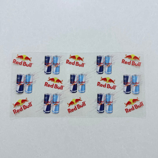 Single Sided UV DTF Wrap 16oz Tumbler Transfer (24cm x 11cm) Rbull