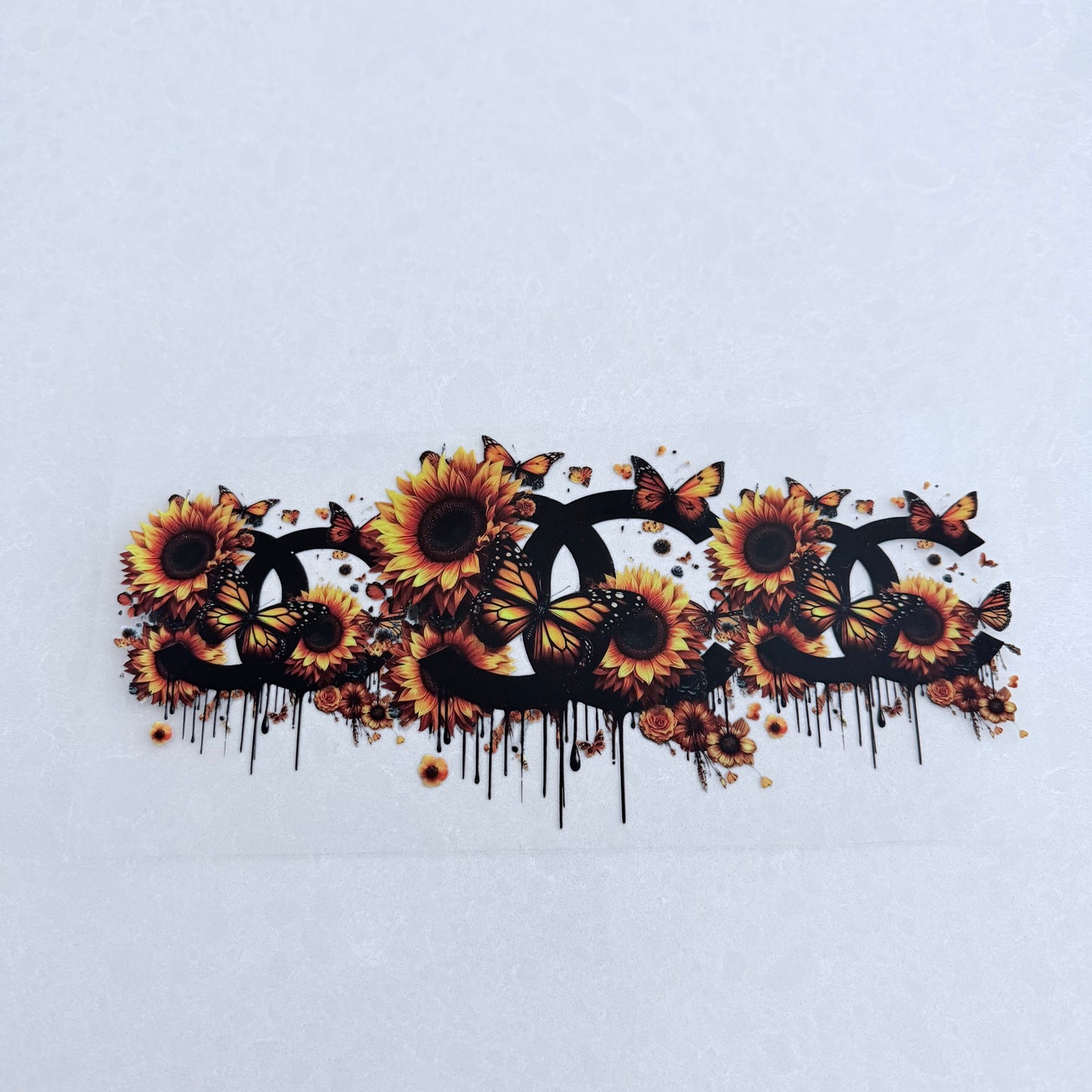 Double Sided UVDTF Wrap | 16oz Tumbler Transfer | 24cm x 11cm | Designer 43