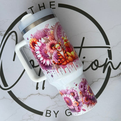 40oz Stainless Steel Tumbler | Insulated Drinkware | Honey Bear & Friends
