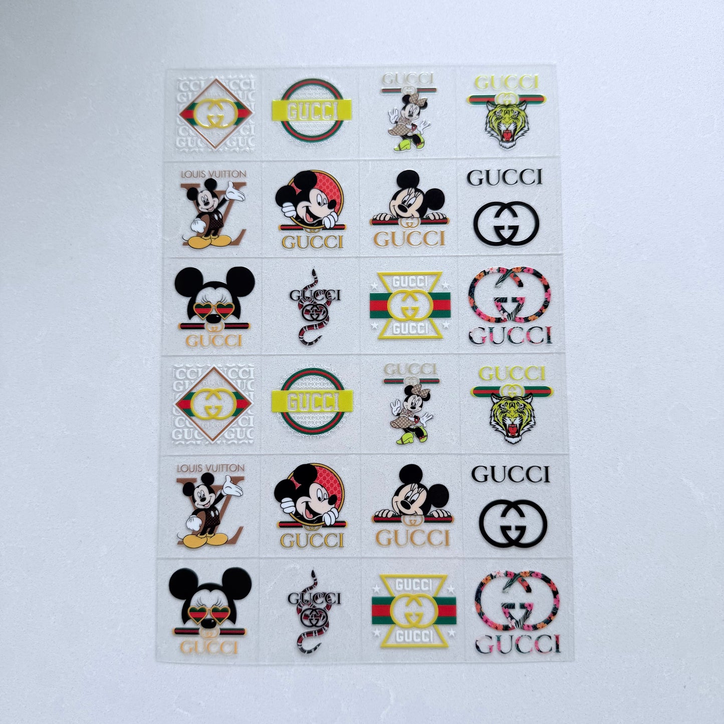 Premium A5 Kiss Cut UVDTF Wraps | A5 Transfer Sheet | Ready to Apply | Designer 11