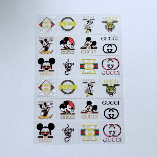 Premium A5 Kiss Cut UVDTF Wraps | A5 Transfer Sheet | Ready to Apply | Designer 11