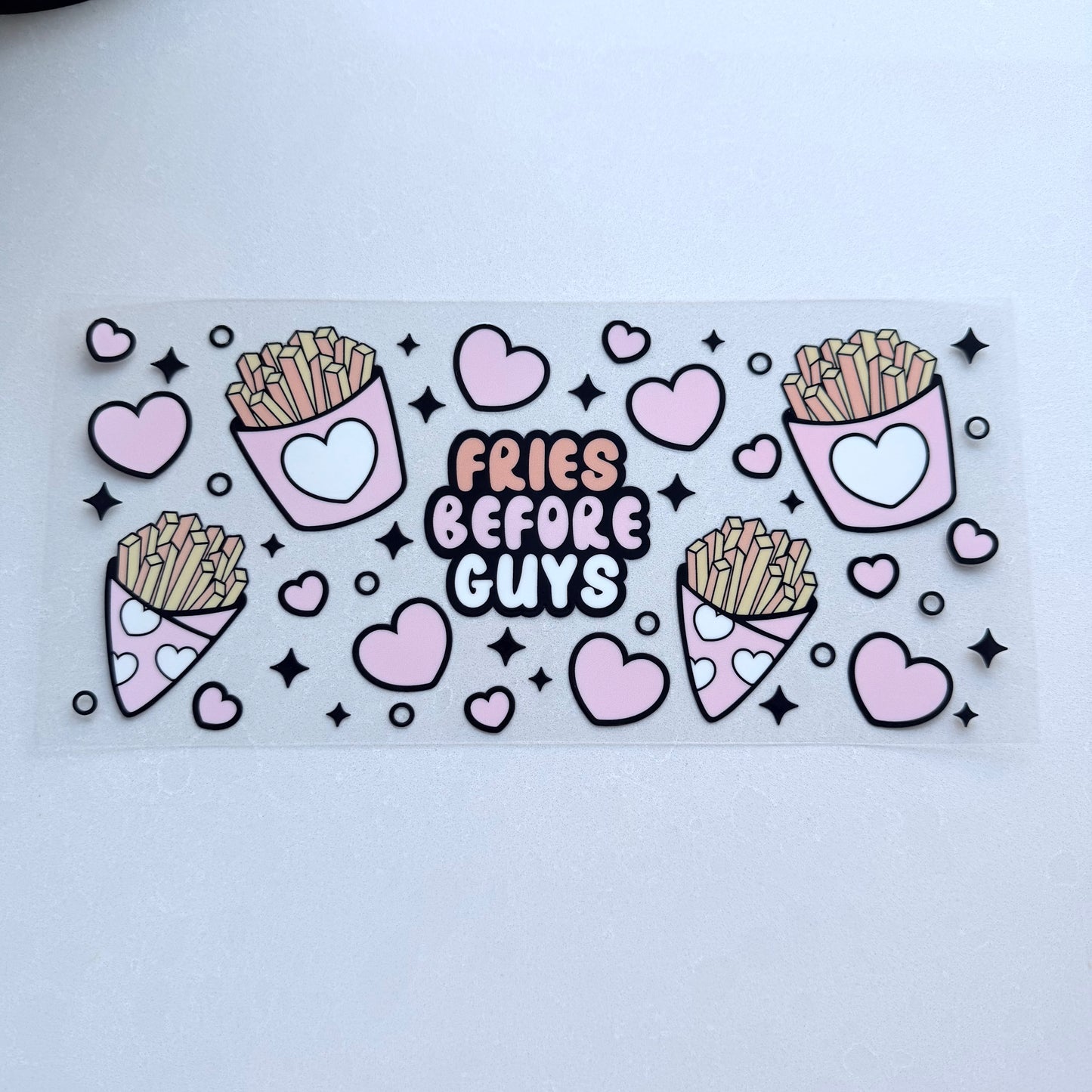 Double Sided UVDTF Wrap | 16oz Tumbler Transfer | 24cm x 11cm | Cutesy 12