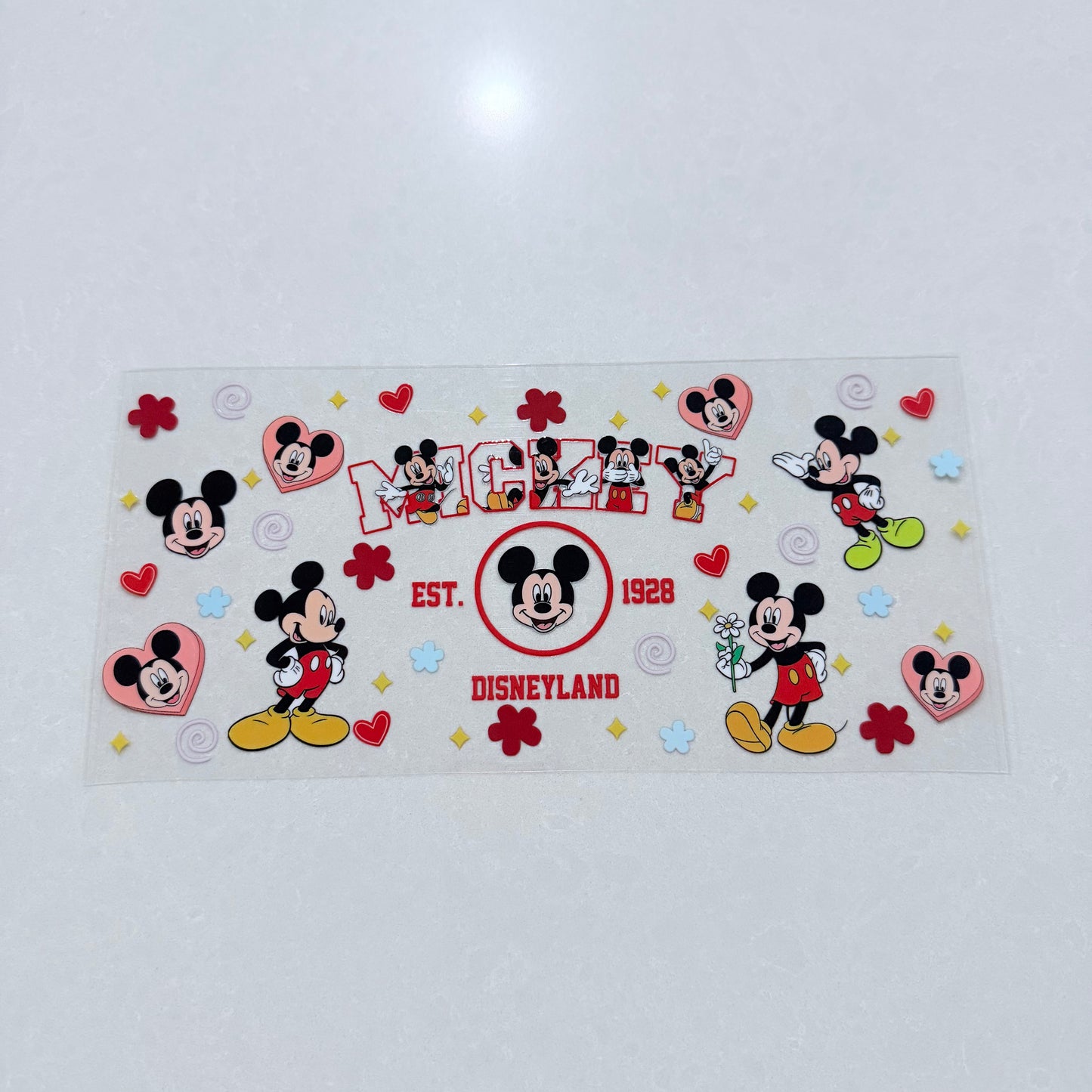 Double Sided UVDTF Wrap | 16oz Tumbler Transfer | 24cm x 11cm | Kids 1