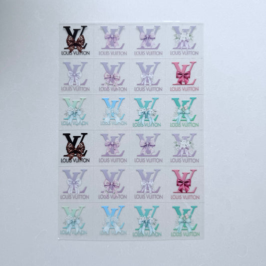Premium A5 Kiss Cut UVDTF Wraps | A5 Transfer Sheet | Ready to Apply | Designer 28