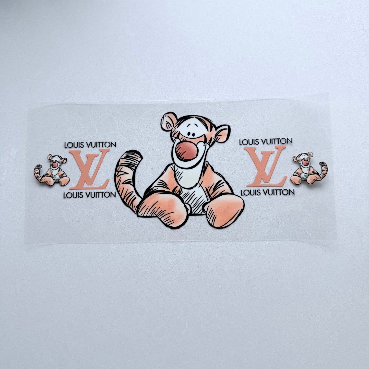 Double Sided UVDTF Wrap | 16oz Tumbler Transfer | 24cm x 11cm | Honey Bear & Friends | 70