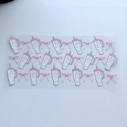 Double Sided UVDTF Wrap | 16oz Tumbler Transfer | 24cm x 11cm | Cutesy 11