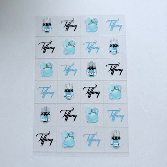 Premium A5 Kiss Cut UVDTF Wraps | A5 Transfer Sheet | Ready to Apply | Designer 23