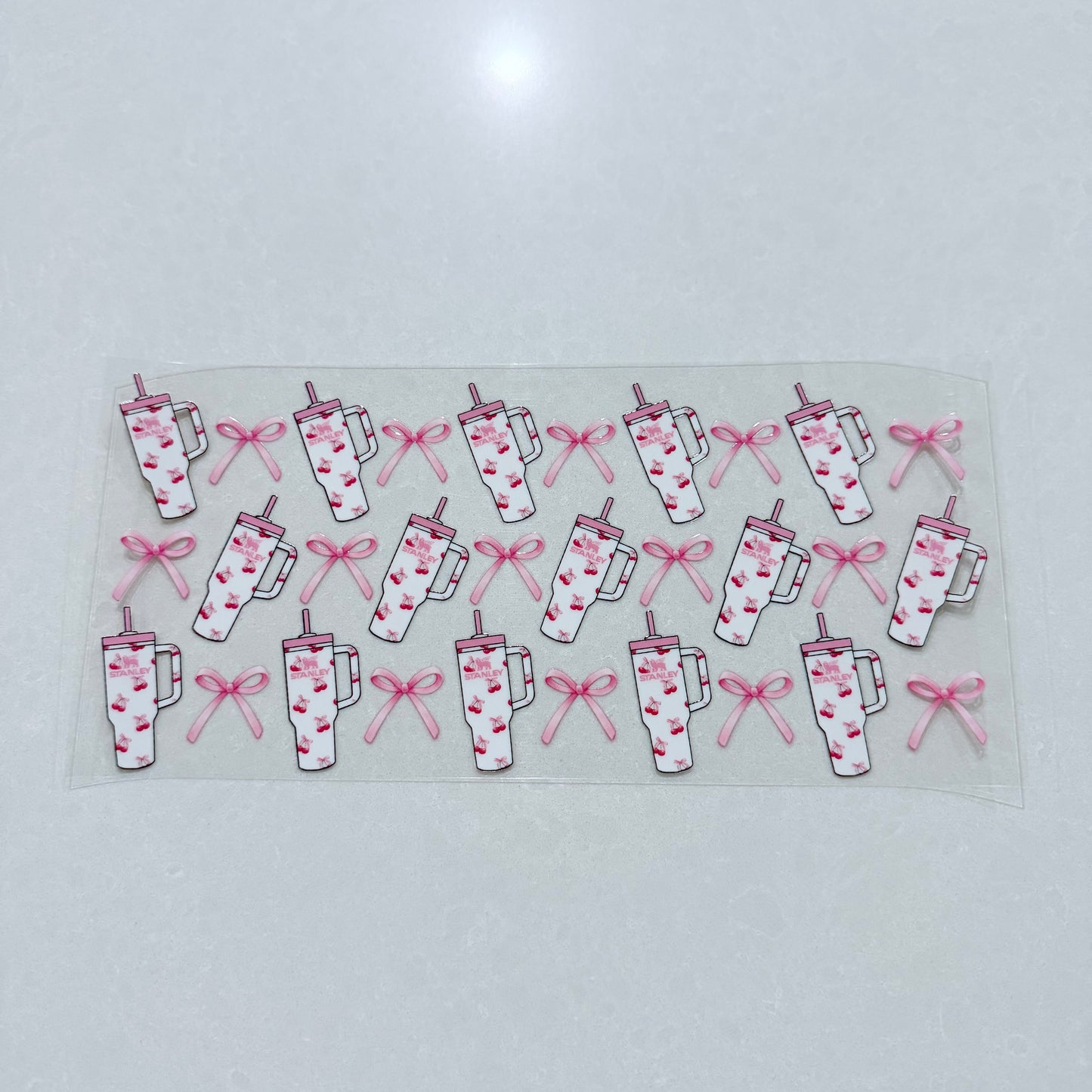 Double Sided UVDTF Wrap | 16oz Tumbler Transfer | 24cm x 11cm | Cutsie 3