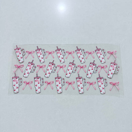 Double Sided UVDTF Wrap | 16oz Tumbler Transfer | 24cm x 11cm | Cutsie 3