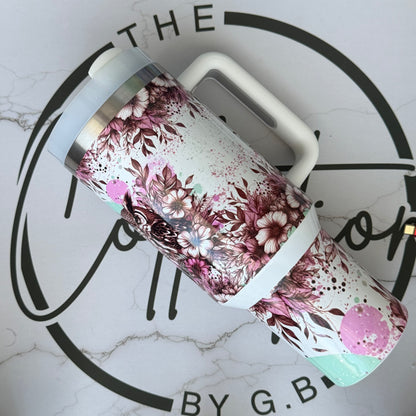 40oz Stainless Steel Tumbler | Insulated Drinkware | Owl