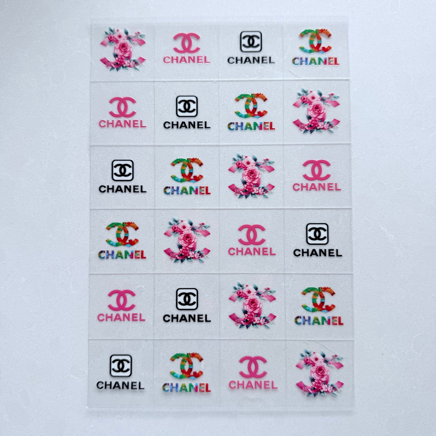 Premium A5 Kiss Cut UVDTF Wraps | A5 Transfer Sheet | Ready to Apply | Designer 13