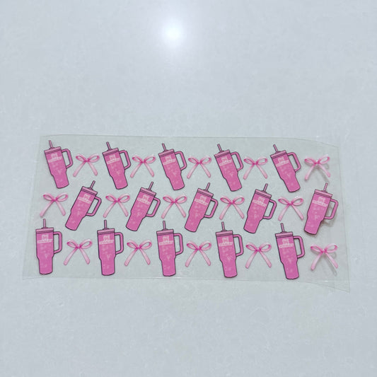 Double Sided UVDTF Wrap | 16oz Tumbler Transfer | 24cm x 11cm | Cutsie 2