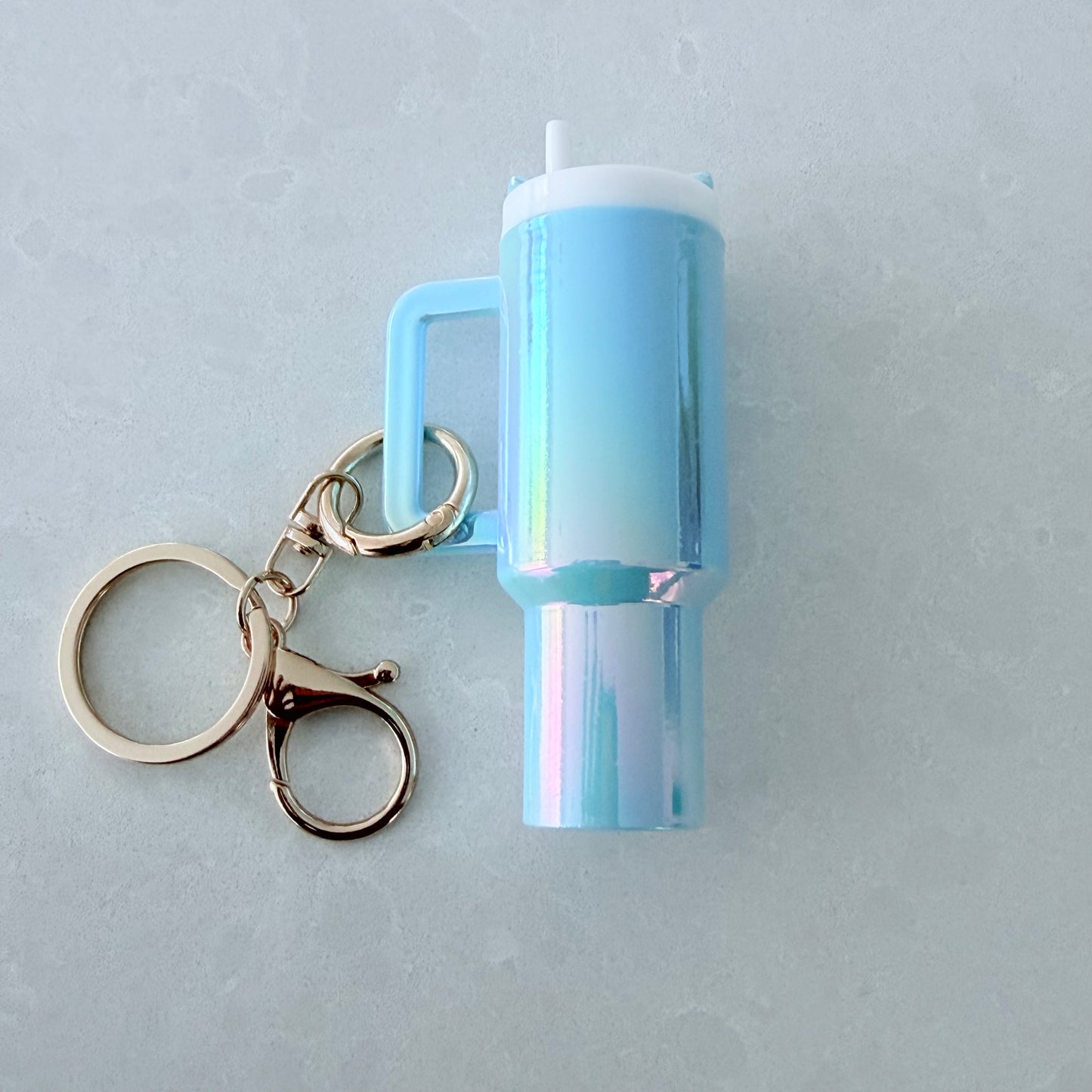 Mini Holographic Keychain Tumbler Blanks – Perfect for UV DTF Wraps & Custom Crafting