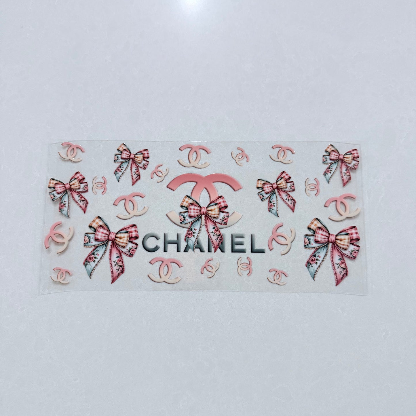 Double Sided UVDTF Wrap | 16oz Tumbler Transfer | 24cm x 11cm | Designer 38