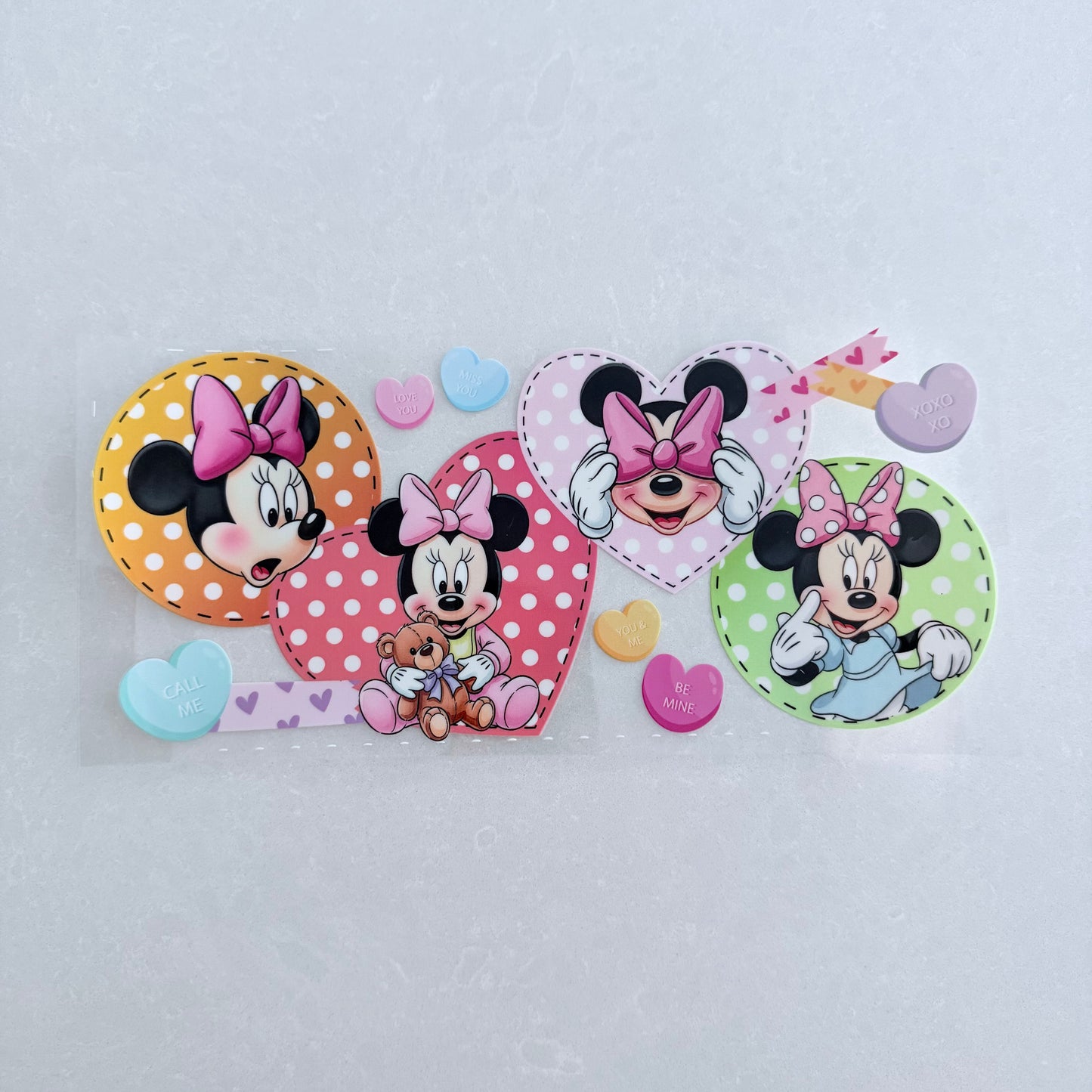 Single Sided UV DTF Wrap 16oz Tumbler Transfer (24cm x 11cm) be mine girl mouse