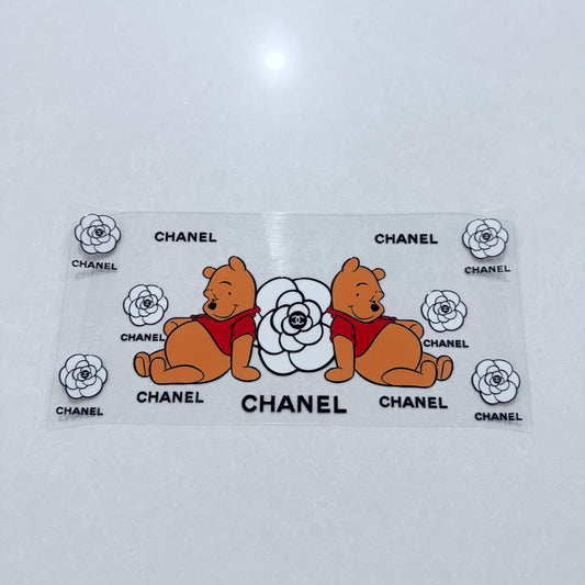 Double Sided UVDTF Wrap | 16oz Tumbler Transfer | 24cm x 11cm | Designer 25