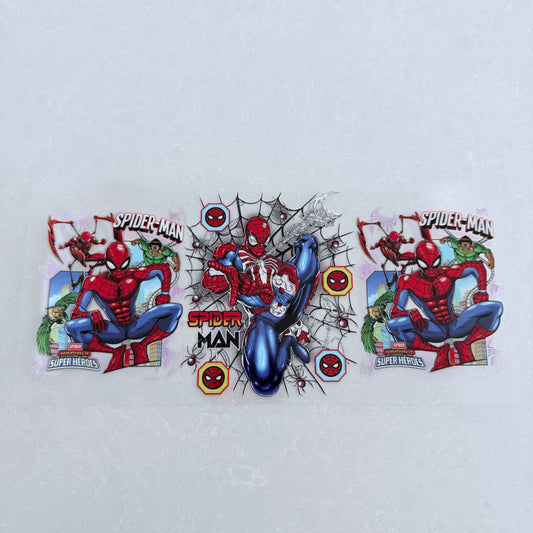 Single Sided UV DTF Wrap 16oz Tumbler Transfer (24cm x 11cm) Spider