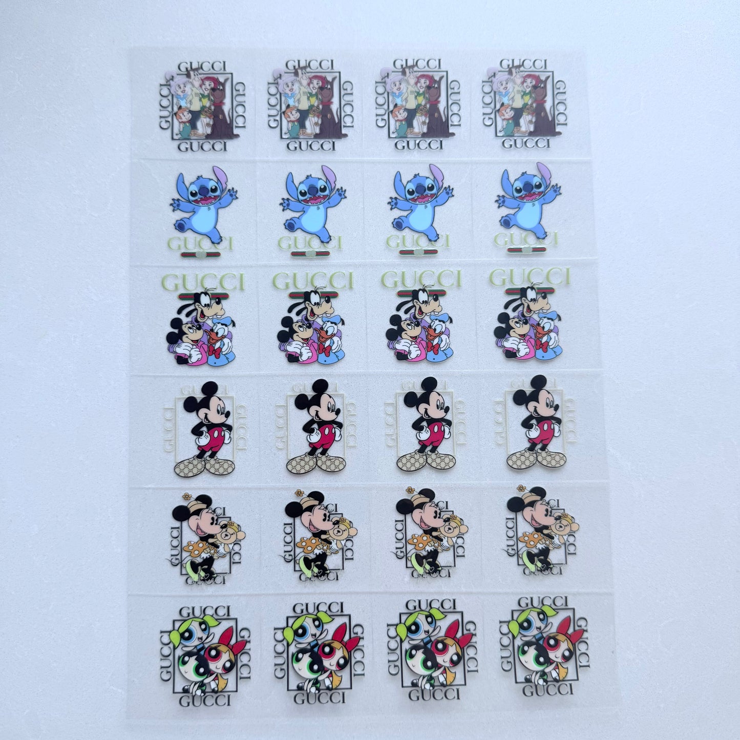 Premium A5 Kiss Cut UVDTF Wraps | A5 Transfer Sheet | Ready to Apply | Designer 39