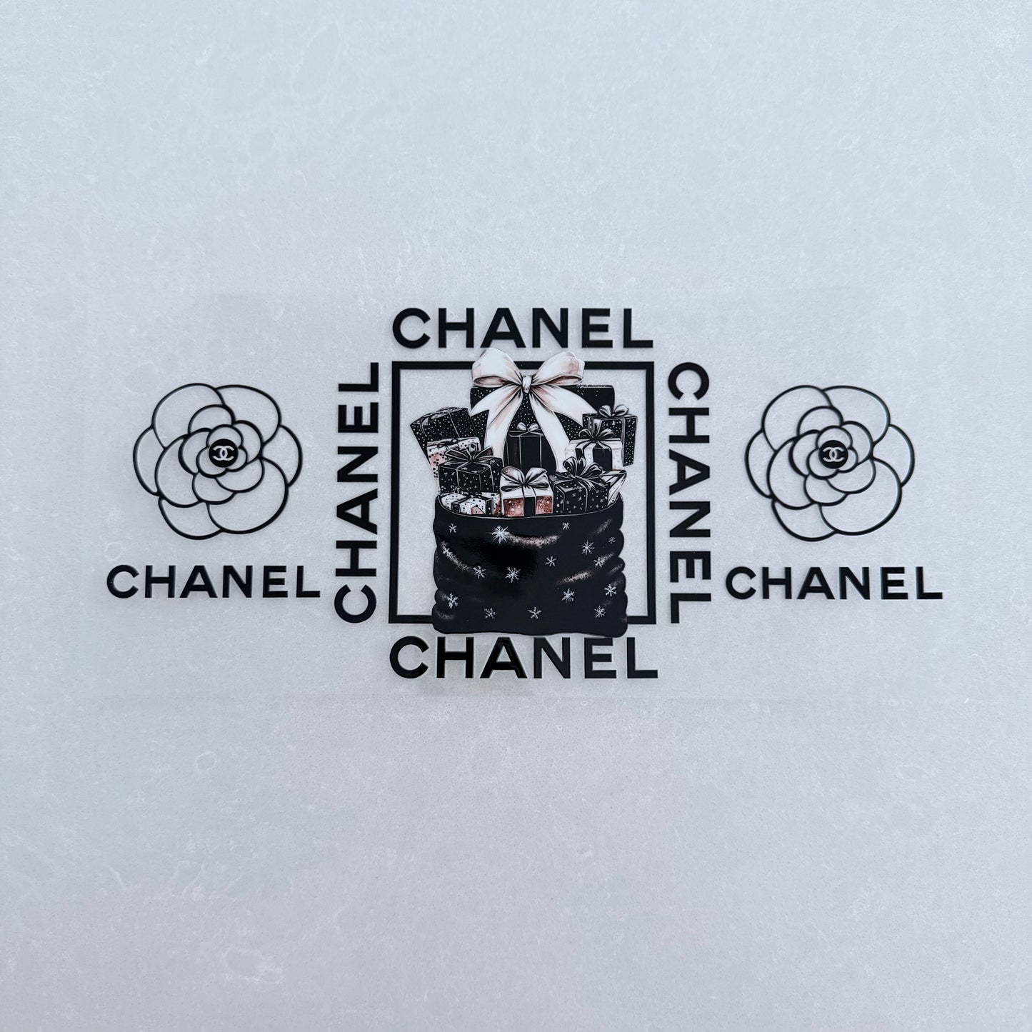 Single Sided UV DTF Wrap 16oz Tumbler Transfer (24cm x 11cm) designer CC gifts