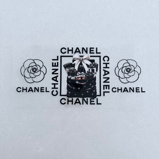 Single Sided UV DTF Wrap 16oz Tumbler Transfer (24cm x 11cm) designer CC gifts