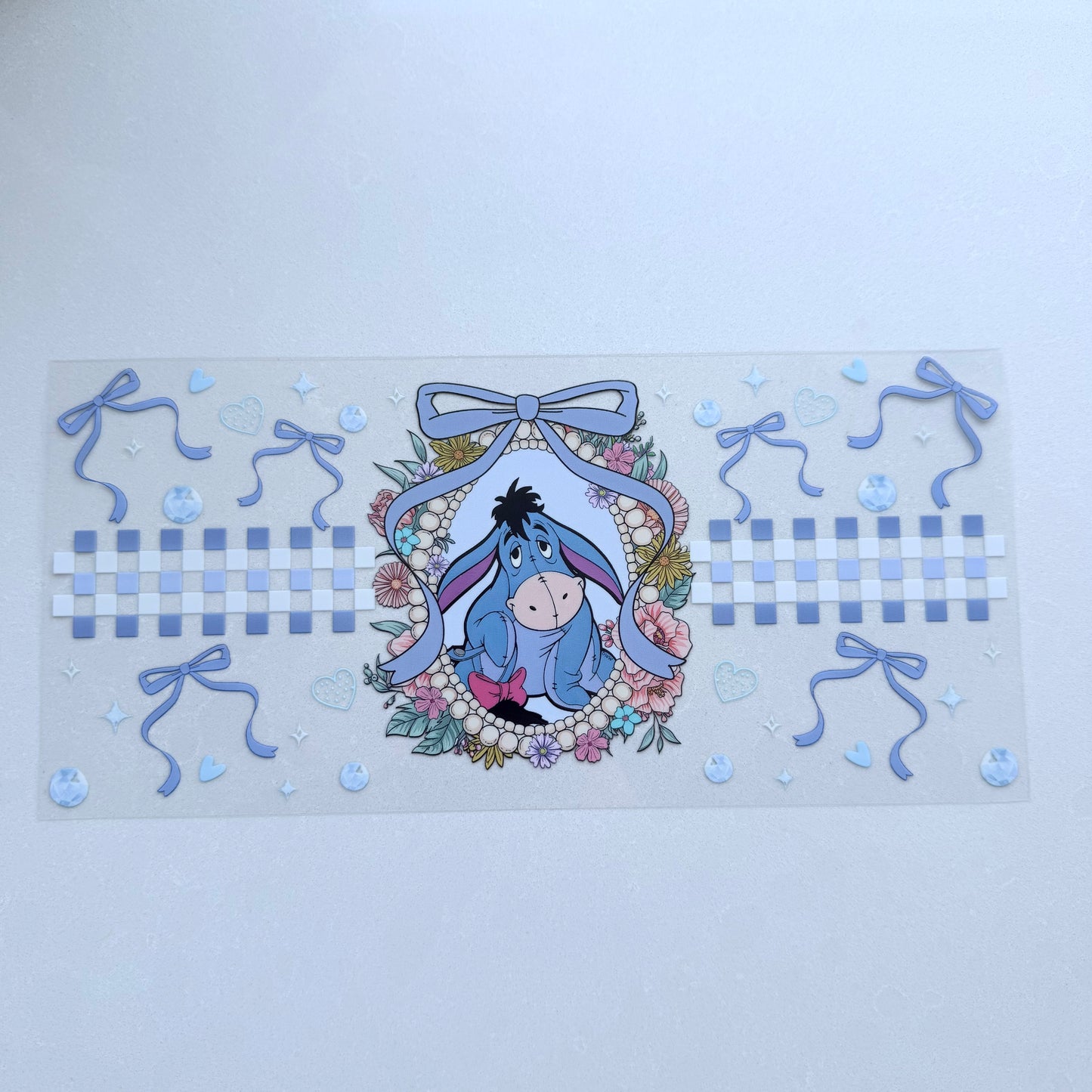 Double Sided UVDTF Wrap | 16oz Tumbler Transfer | 24cm x 11cm | Honey Bear & Friends | 79