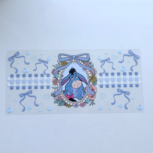 Double Sided UVDTF Wrap | 16oz Tumbler Transfer | 24cm x 11cm | Honey Bear & Friends | 79