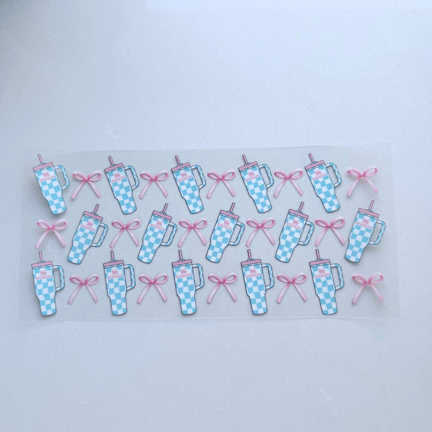 Double Sided UVDTF Wrap | 16oz Tumbler Transfer | 24cm x 11cm | Cutesy 5