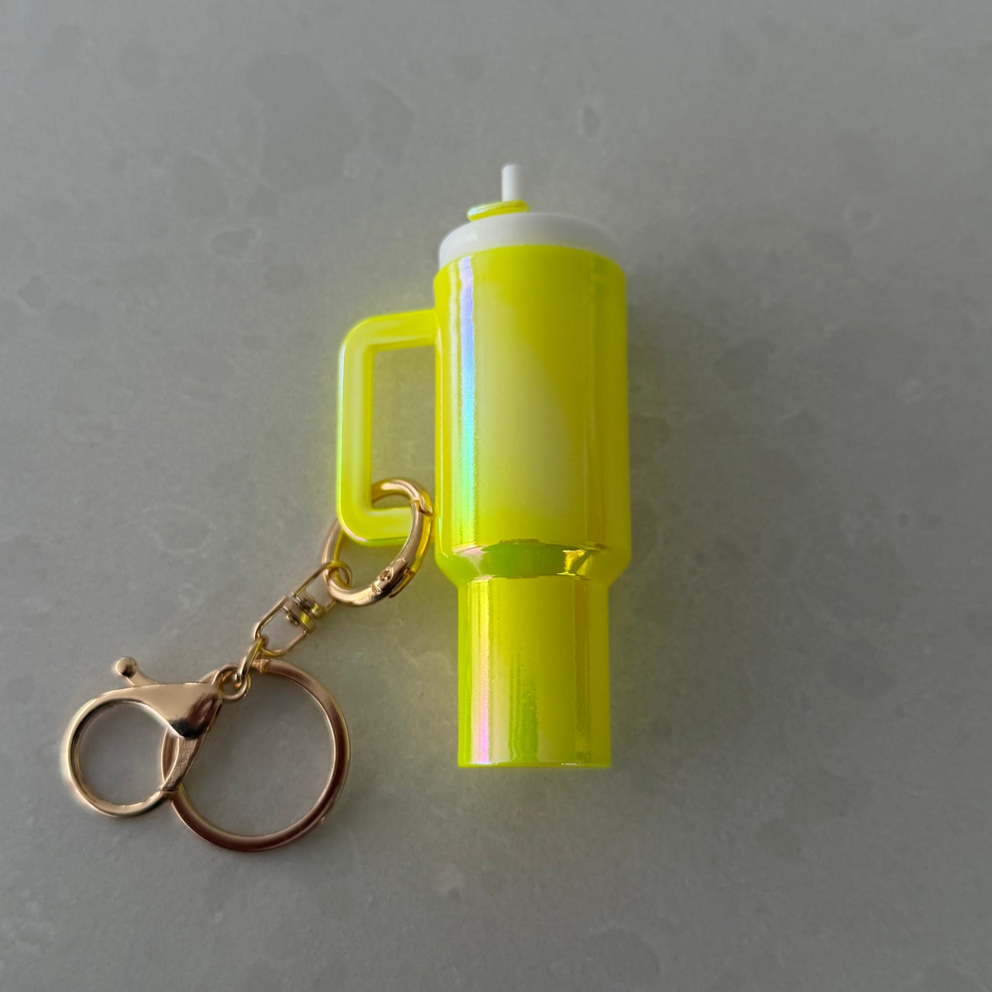 Mini Holographic Keychain Tumbler Blanks – Perfect for UV DTF Wraps & Custom Crafting